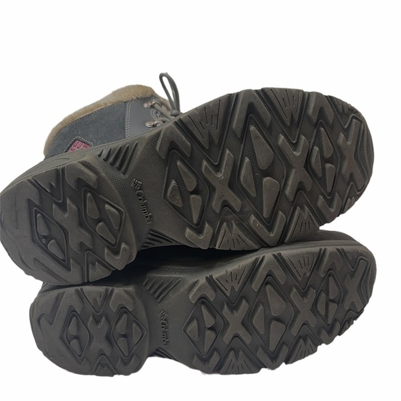 Columbia Women Teen Youth Omni-heat BY1291‑022 Winter Boots Size 7 - Gray - Picture 13 of 16
